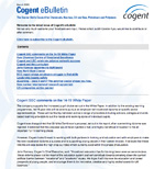 Cogent eBulletin Screenshot